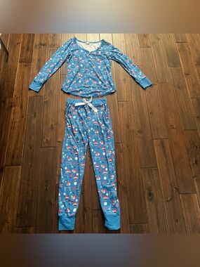 Jordann Jammies Ice Hockey Print Women’s Soft Comfy Pajama Set S